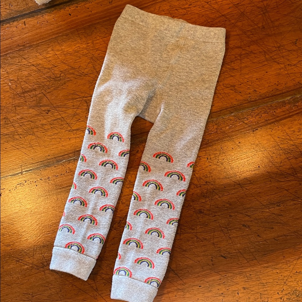 Mini Boden | rainbow knit leggings | 3-4 years